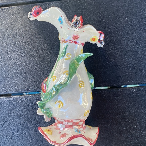 Ladybug Vase with iridescent glaze - Picture 3 of 7